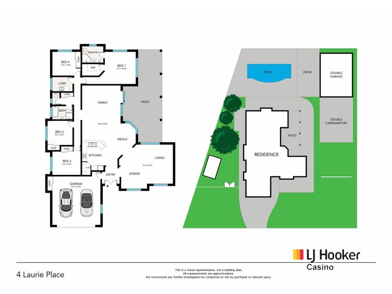4 Laurie Place, Casino NSW 2470 Floorplan