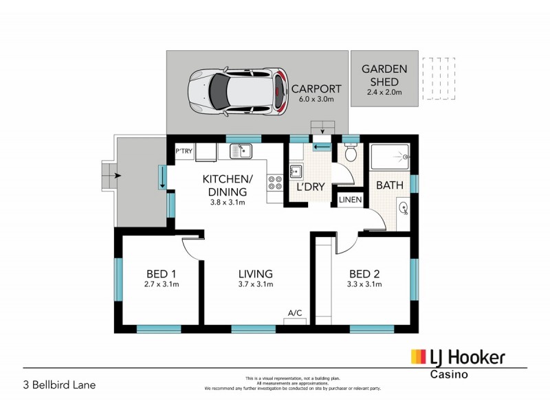 3 Bellbird Lane/69 Light Street, Casino NSW 2470 Floorplan
