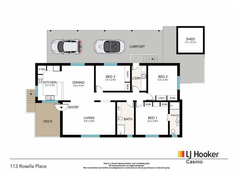 113 Rosella Place/69 Light Street, Casino NSW 2470 Floorplan
