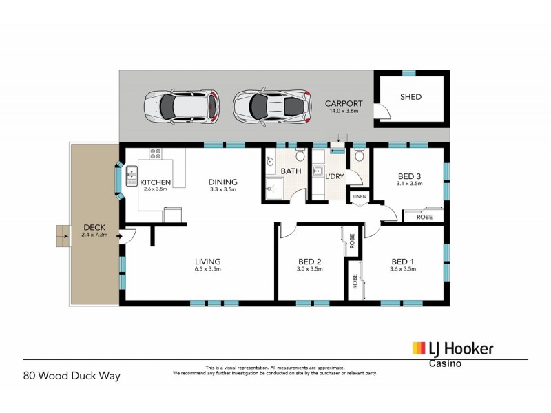 80 Wood Duck Way/69 Light Street, Casino NSW 2470 Floorplan