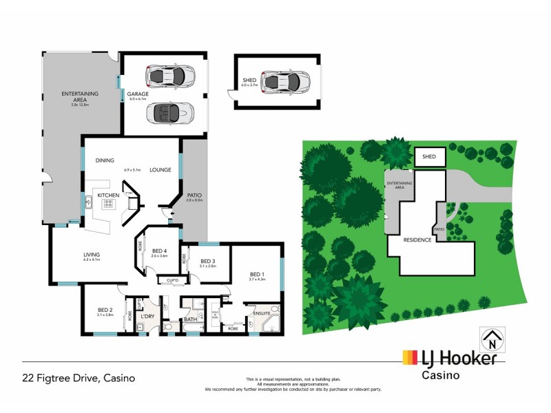 22 Figtree Drive, Casino NSW 2470 Floorplan