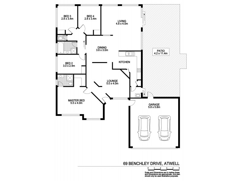 69 Brenchley Drive, Atwell WA 6164 Floorplan