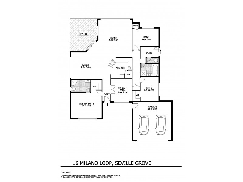 16 Milano Loop, Seville Grove WA 6112 Floorplan