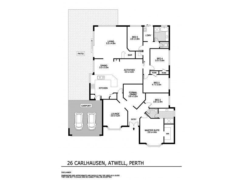 26 Carlhausen Close, Atwell WA 6164 Floorplan