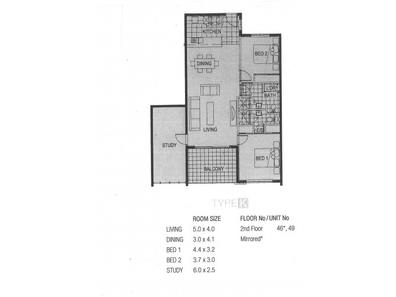 46/23 Junction Boulevard, Atwell WA 6164 Floorplan
