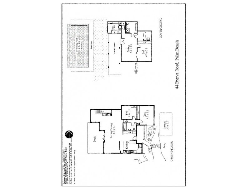 44 Bynya Road, Palm Beach NSW 2108 Floorplan