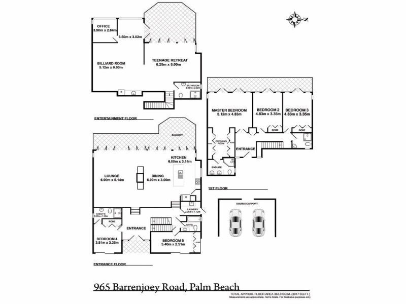 965 Barrenjoey Road, Palm Beach NSW 2108 Floorplan