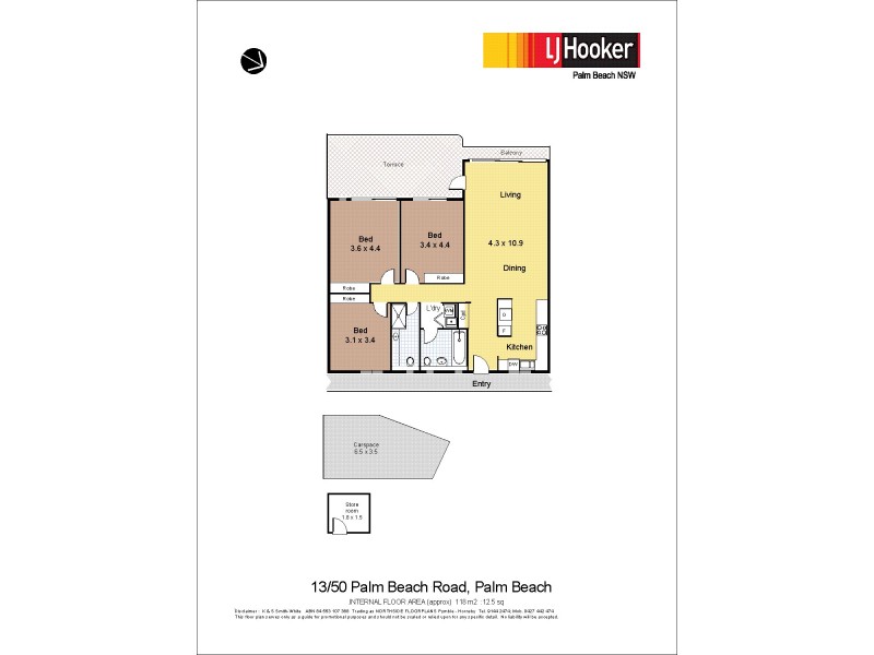13/50 Palm Beach Road, Palm Beach NSW 2108 Floorplan