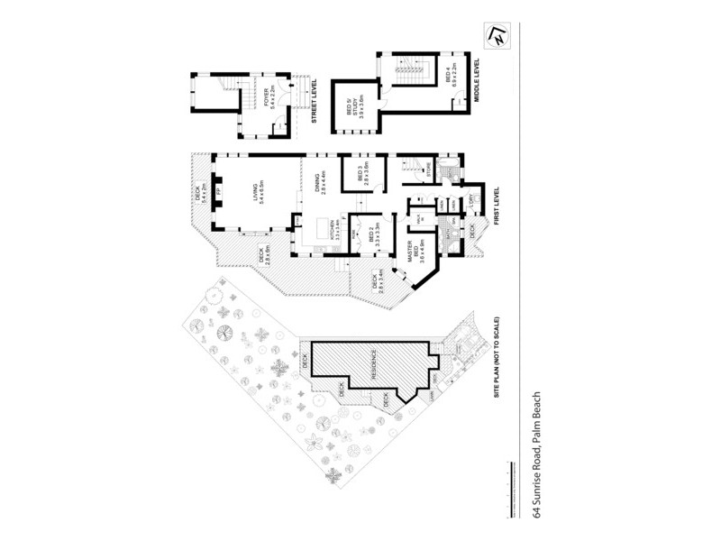64 Sunrise Road, Palm Beach NSW 2108 Floorplan