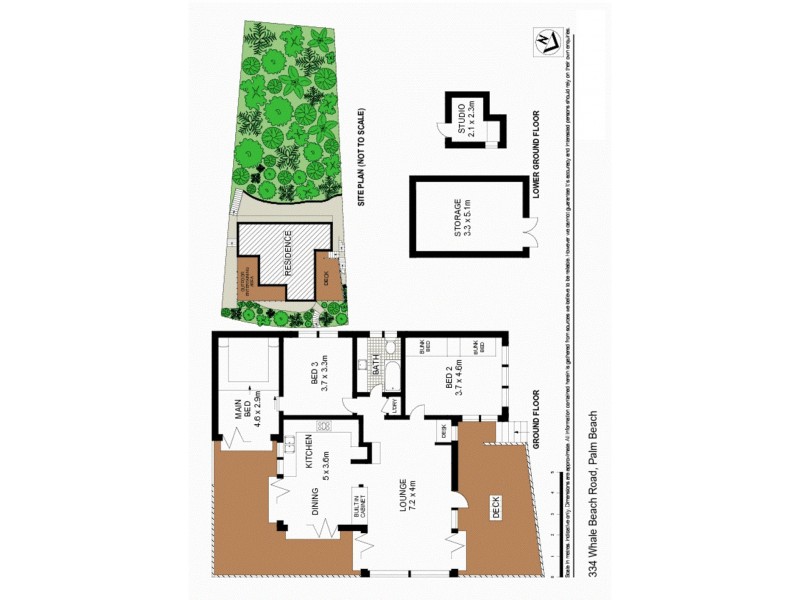 334 Whale Beach Road, Palm Beach NSW 2108 Floorplan