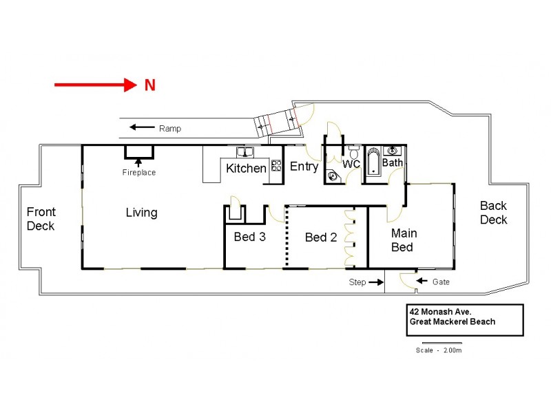 42 Monash Avenue, Great Mackerel Beach NSW 2108 Floorplan