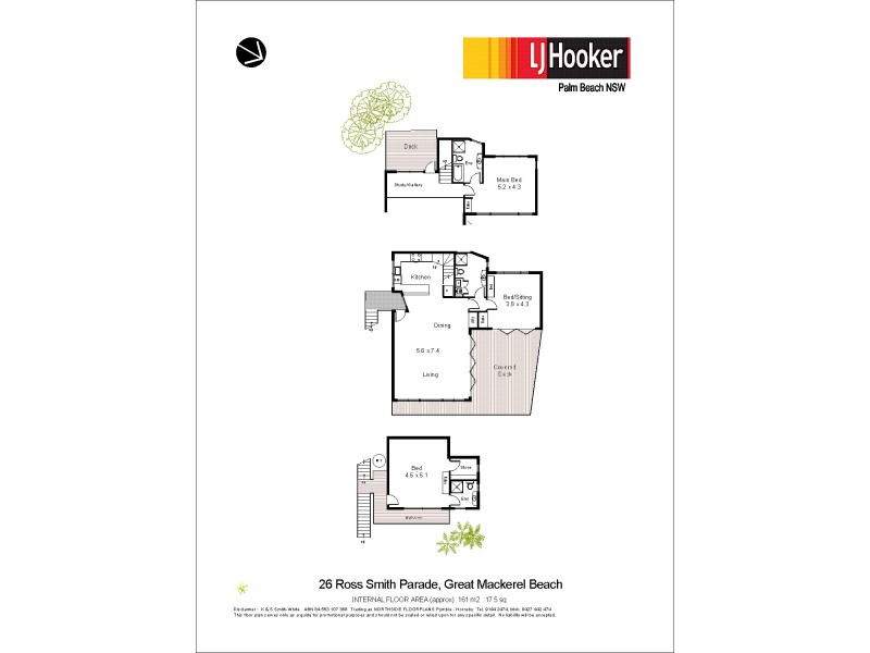 26 Ross Smith Parade, Great Mackerel Beach NSW 2108 Floorplan