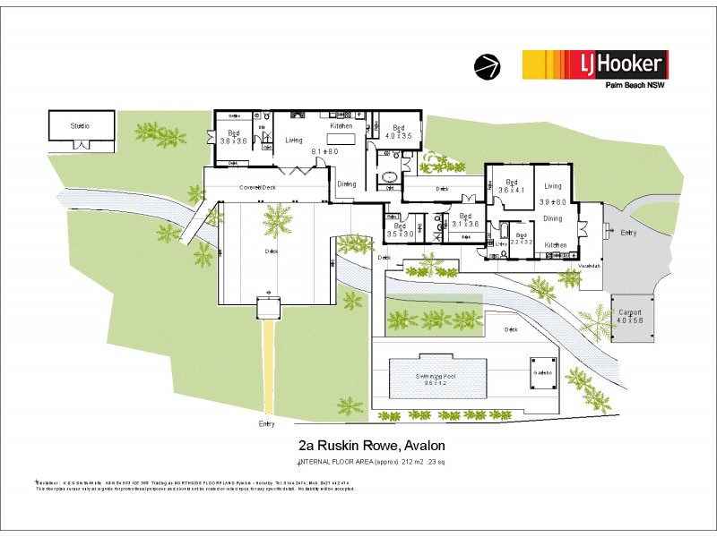 2A Ruskin Rowe, Avalon NSW 2107 Floorplan