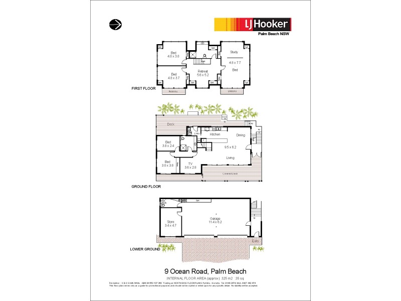 9 Ocean Road, Palm Beach NSW 2108 Floorplan