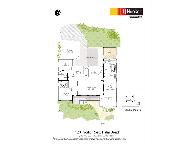 126 Pacific Road, Palm Beach NSW 2108 Floorplan