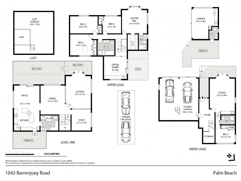 1042 Barrenjoey Road, Palm Beach NSW 2108 Floorplan