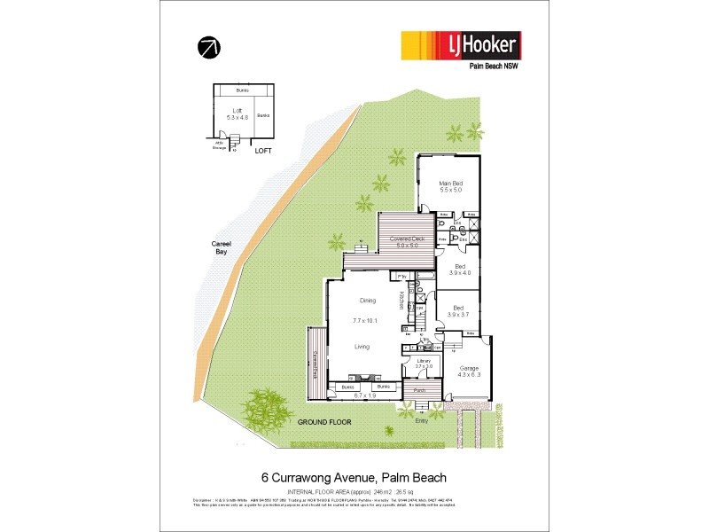 6 Currawong Avenue, Palm Beach NSW 2108 Floorplan