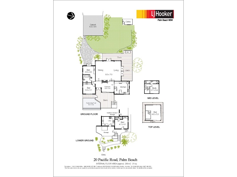 20 Pacific Road, Palm Beach NSW 2108 Floorplan