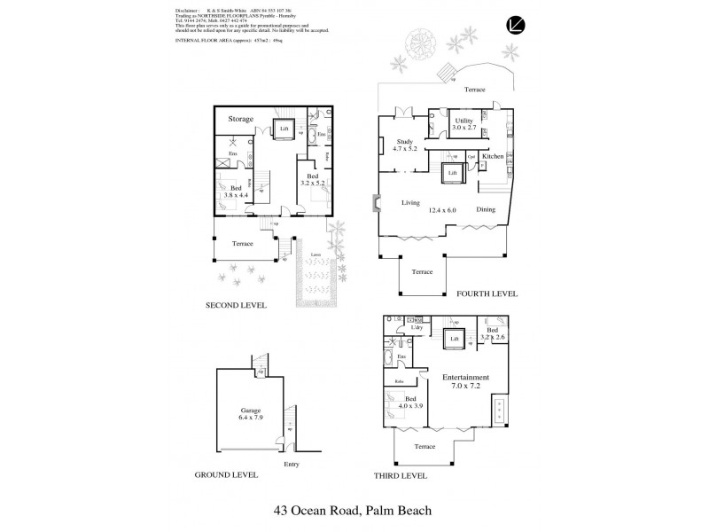 43 Ocean Road, Palm Beach NSW 2108 Floorplan