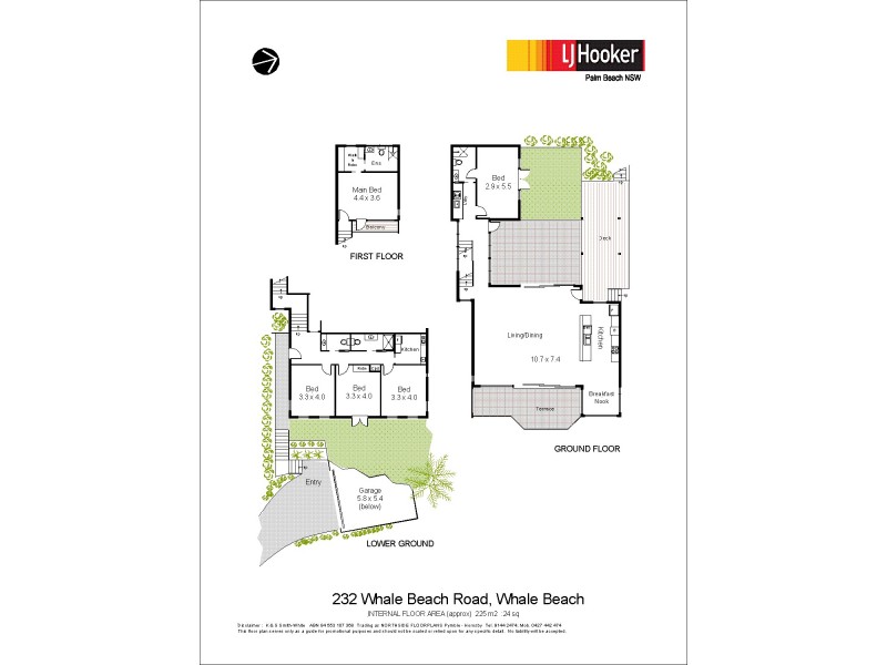 232 Whale Beach Road, Whale Beach NSW 2107 Floorplan