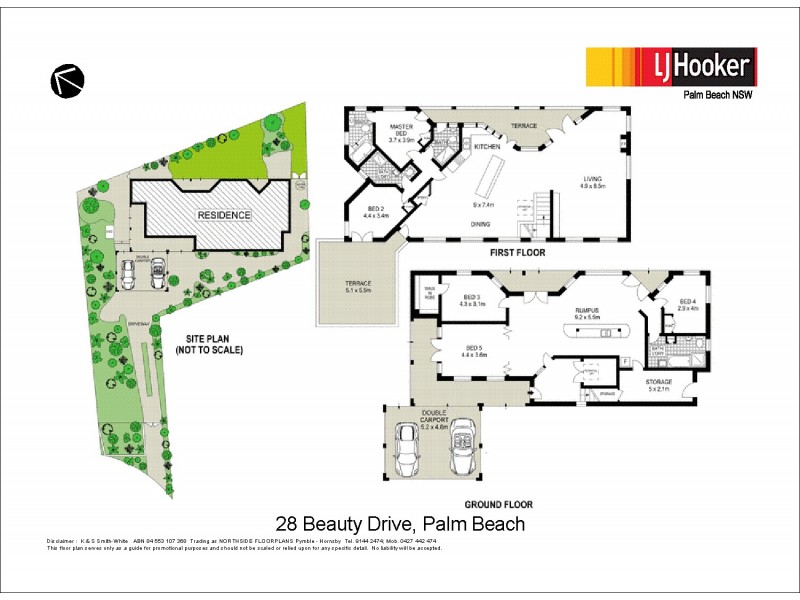 28 Beauty Drive, Whale Beach NSW 2107 Floorplan