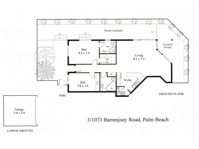 3/1073 Barrenjoey Road, Palm Beach NSW 2108 Floorplan