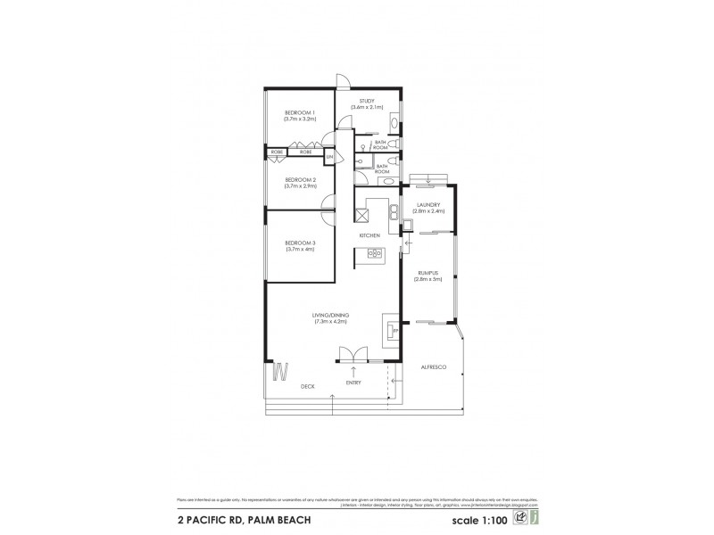 2 Pacific Road, Palm Beach NSW 2108 Floorplan