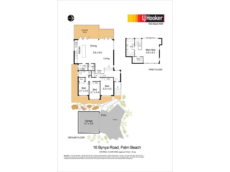 16 Bynya Road, Palm Beach NSW 2108 Floorplan