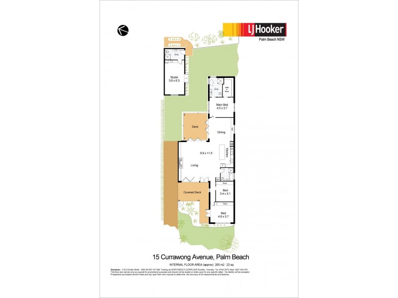 15 Currawong Avenue, Palm Beach NSW 2108 Floorplan