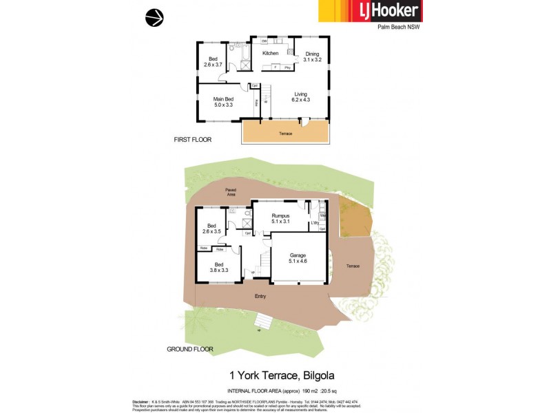 1 York Terrace, Bilgola Plateau NSW 2107 Floorplan