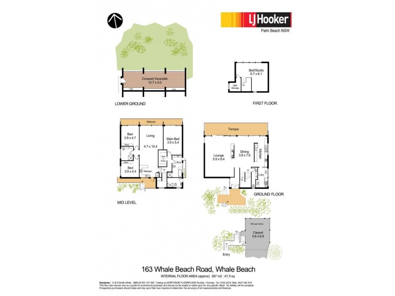 163 Whale Beach Road, Whale Beach NSW 2107 Floorplan