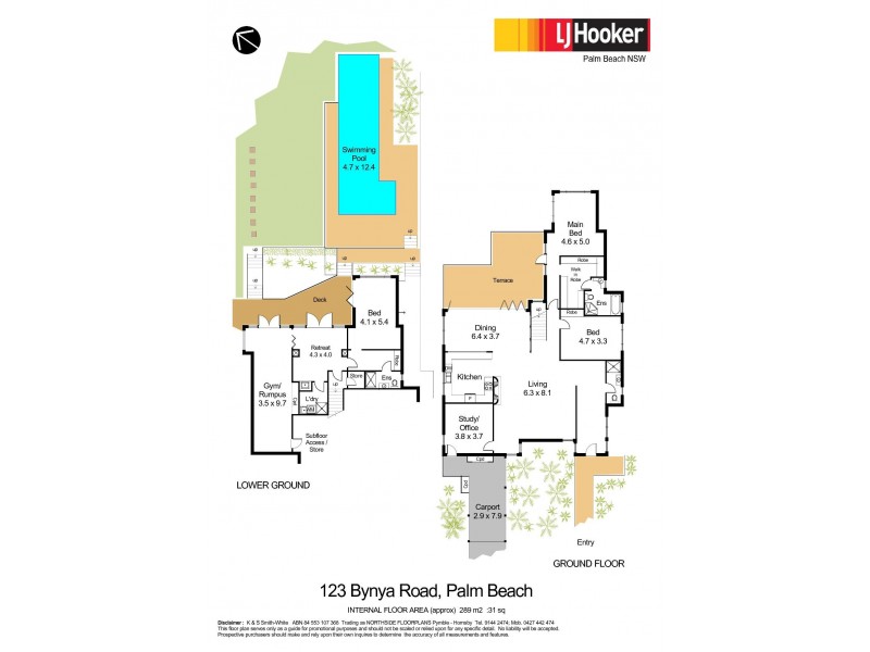 123 Bynya Road, Palm Beach NSW 2108 Floorplan
