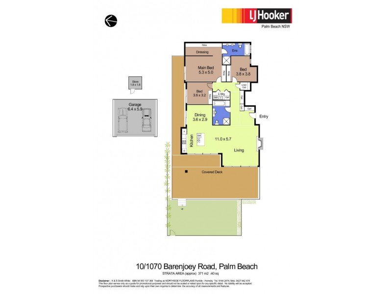 10/1070-1076 Barrenjoey Road, Palm Beach NSW 2108 Floorplan