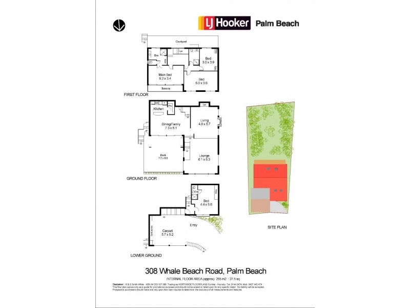 308 Whale Beach Road, Palm Beach NSW 2108 Floorplan