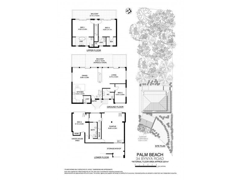 34 Bynya Road, Palm Beach NSW 2108 Floorplan