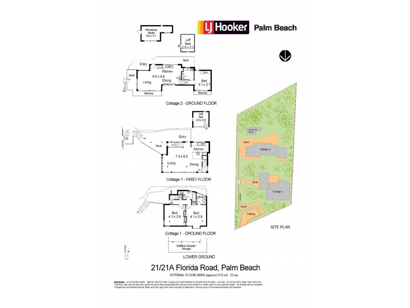21 and 21a Florida Road, Palm Beach NSW 2108 Floorplan