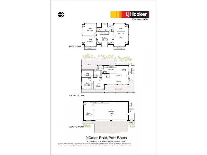 9 Ocean Road, Palm Beach NSW 2108 Floorplan