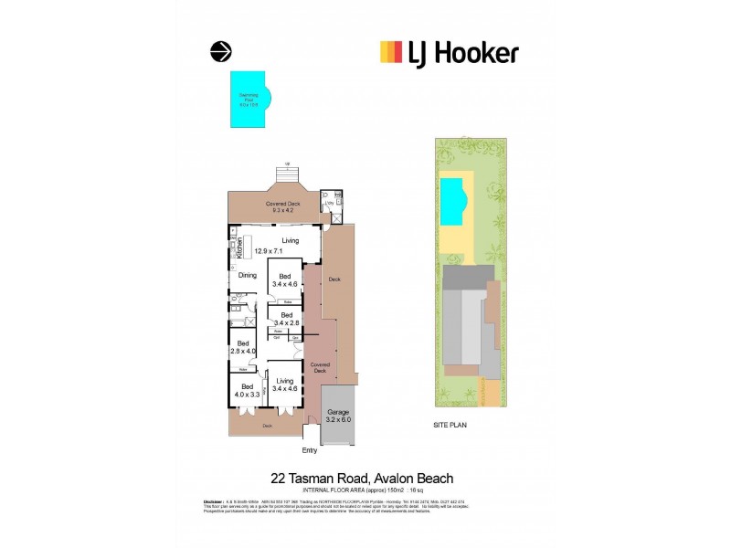 22 Tasman Road, Avalon Beach NSW 2107 Floorplan
