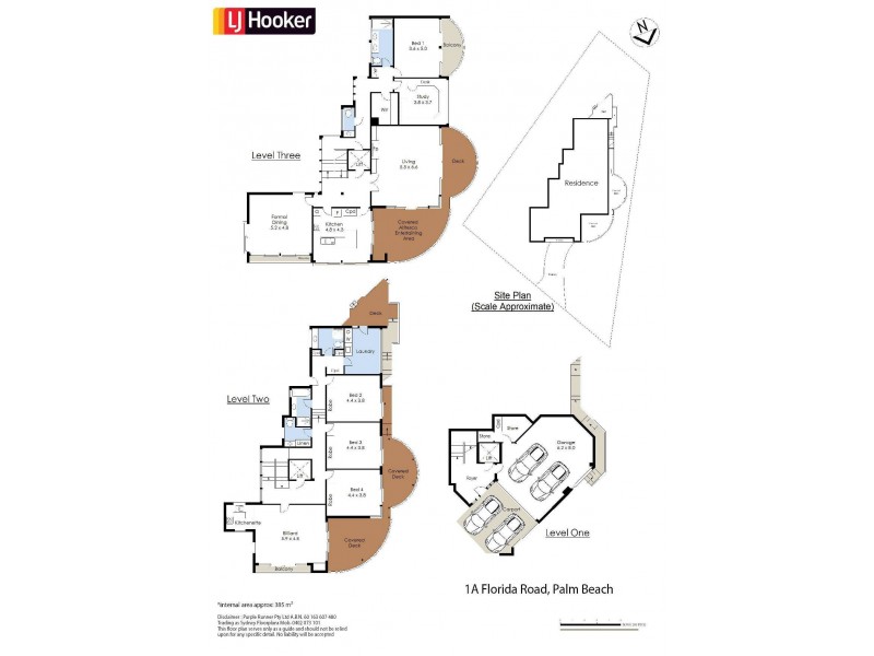 1a Florida Road, Palm Beach NSW 2108 Floorplan