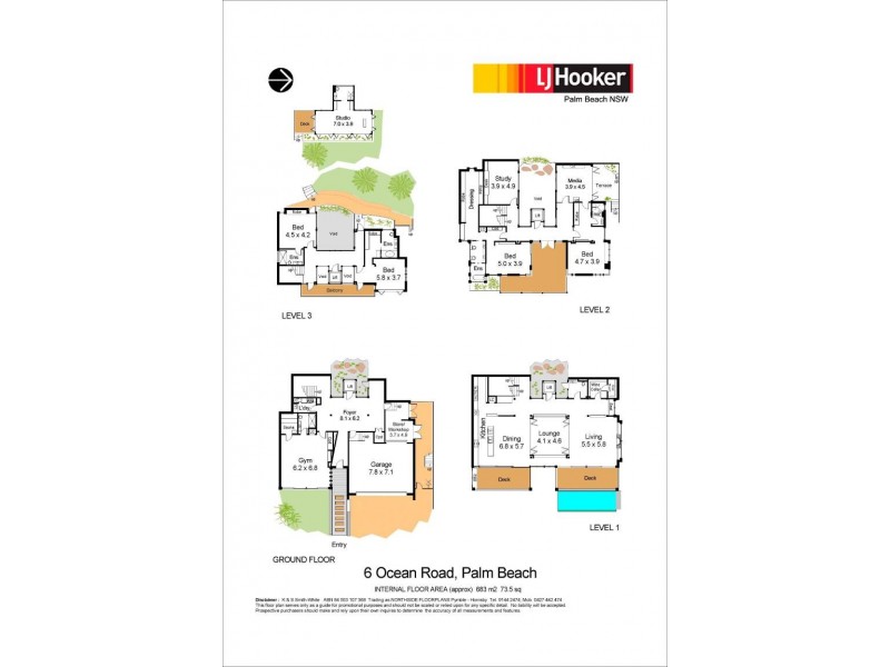 6 Ocean Road, Palm Beach NSW 2108 Floorplan
