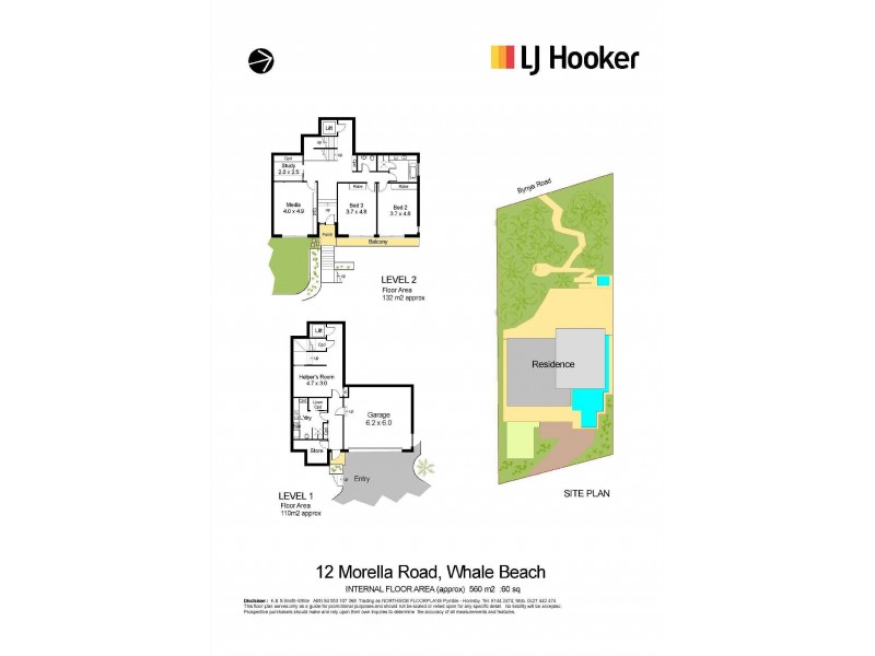 12 Morella Road, Whale Beach NSW 2107 Floorplan