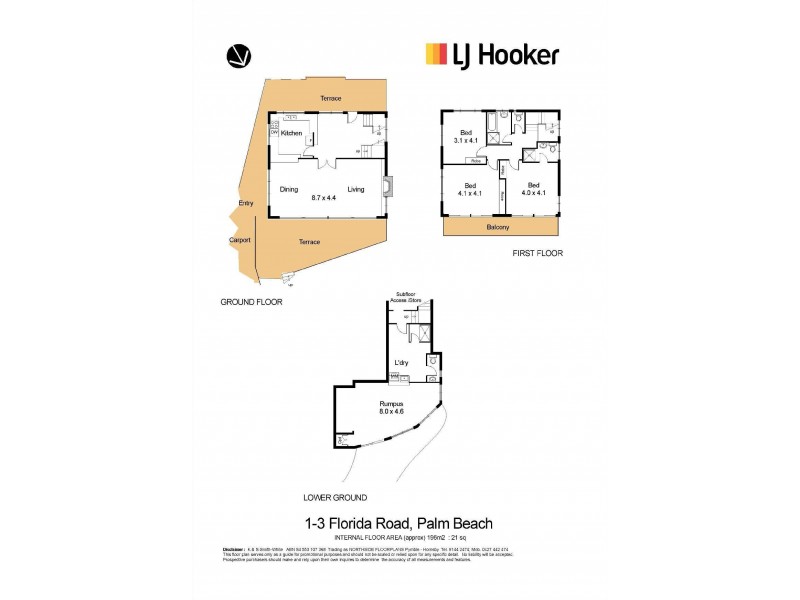 1-3 Florida Road, Palm Beach NSW 2108 Floorplan