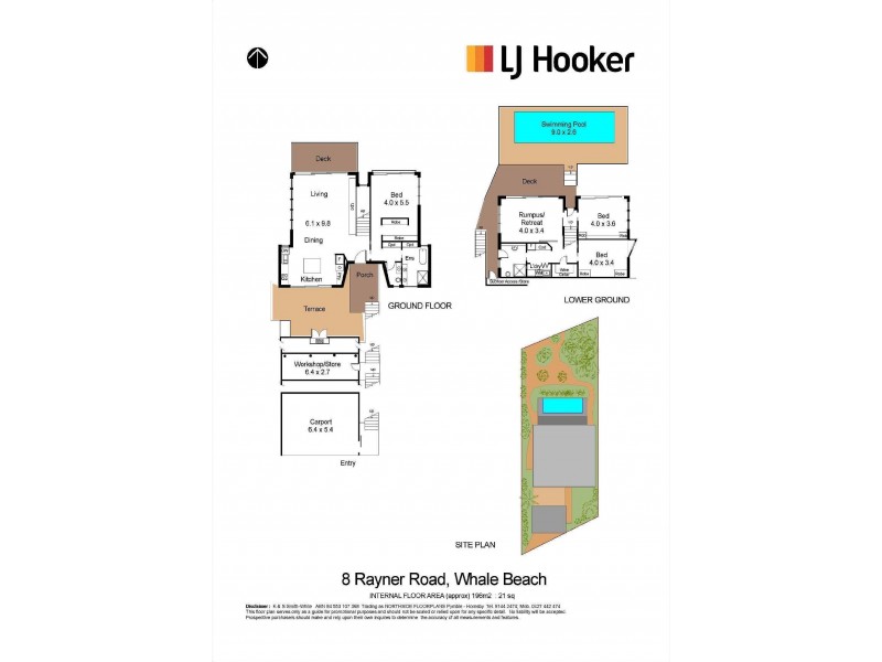 8 Rayner Road, Whale Beach NSW 2107 Floorplan