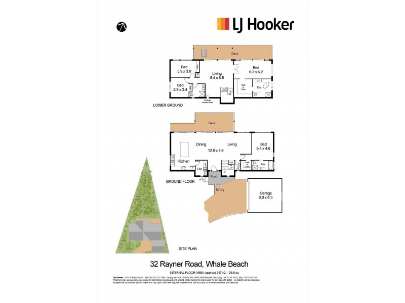 32 Rayner Road, Whale Beach NSW 2107 Floorplan