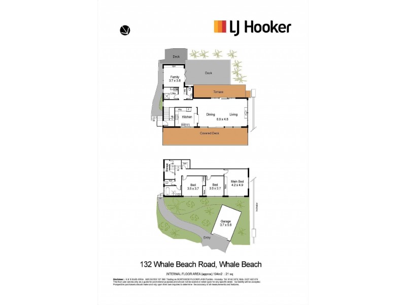 132 Whale Beach Road, Whale Beach NSW 2107 Floorplan