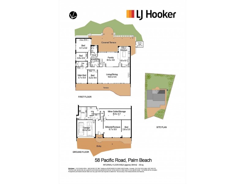 58 Pacific Road, Palm Beach NSW 2108 Floorplan