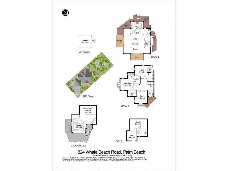 324 Whale Beach Road, Palm Beach NSW 2108 Floorplan