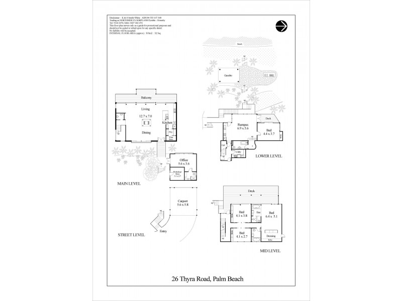 26 Thyra Road, Palm Beach NSW 2108 Floorplan