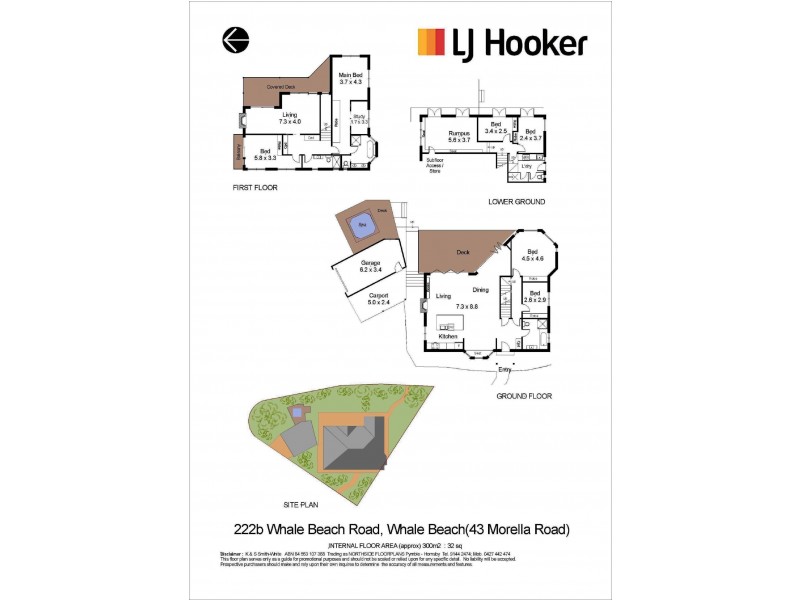 222b Whale Beach (43 Morella) Road, Whale Beach NSW 2107 Floorplan