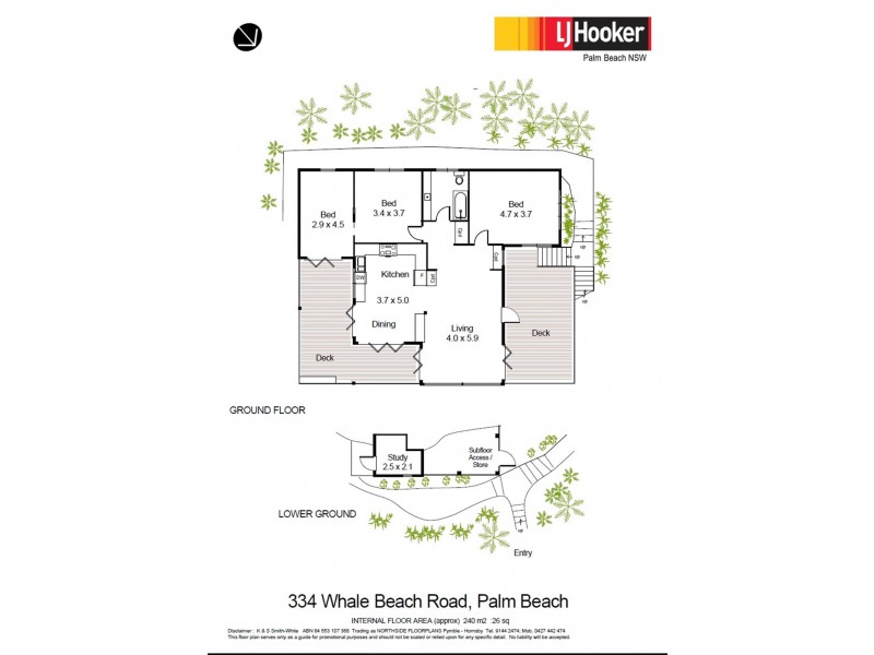 334 Whale Beach Road, Palm Beach NSW 2108 Floorplan